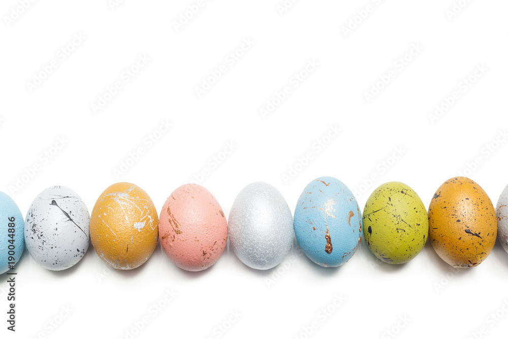 easter background. isolated on white easter background. isolated on white