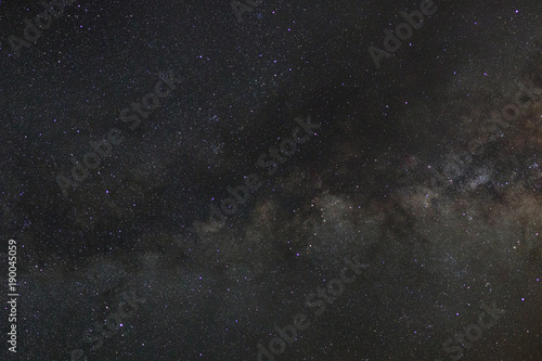 Fototapeta Naklejka Na Ścianę i Meble -  Starry night sky and milky way galaxy with stars and space dust in the universe