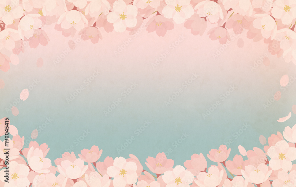 春・桜の背景素材