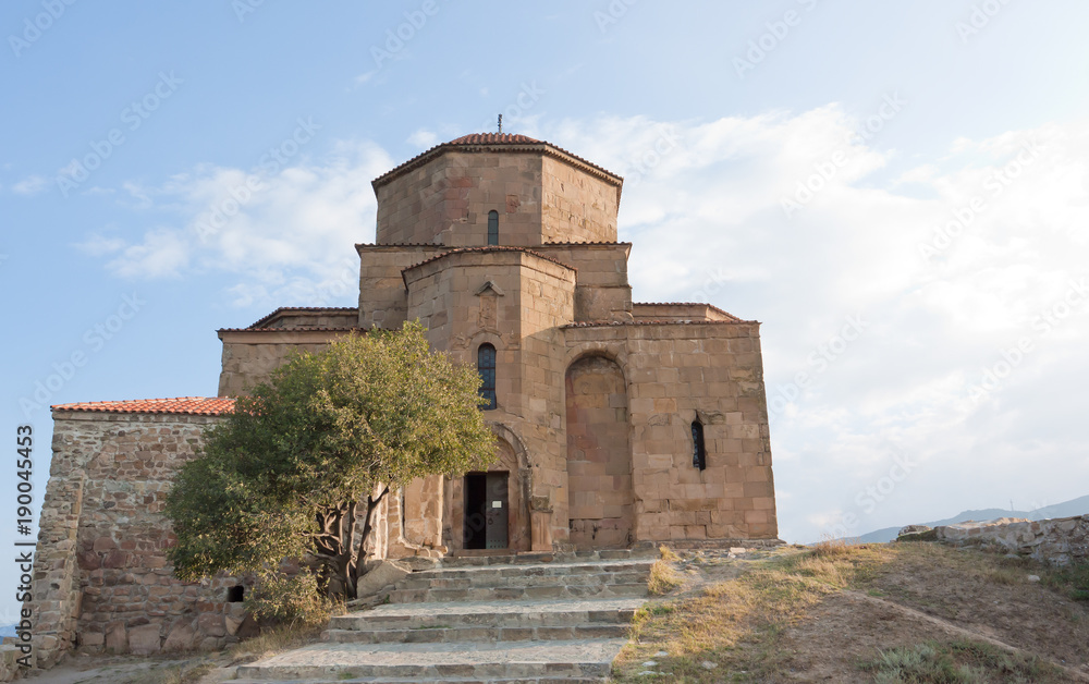 Jvari is a Georgian Orthodox monastery.  Republic Of Georgia