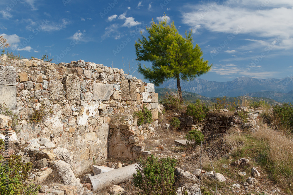 Ruins of the ancient town Syedra (Siedra), near Analya, Turkey Ruins of the ancient town Syedra (Siedra), near Analya, Turkey