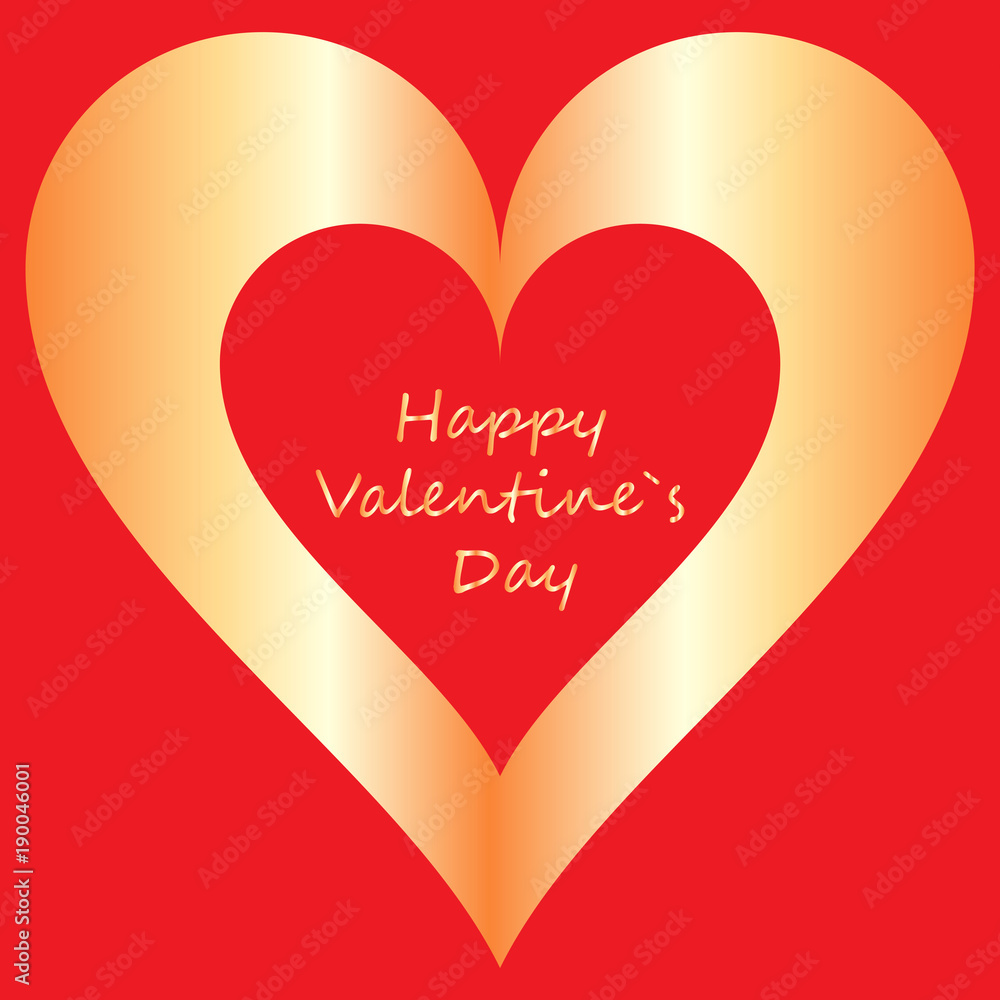 Abstract  Love Heart and Valentines day Background Vector.