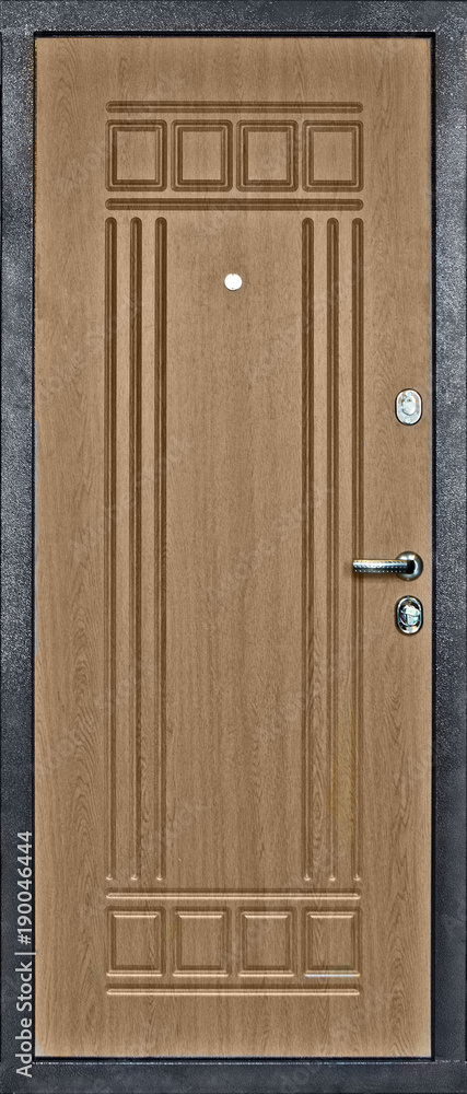 Door entrance heavy metal with two locks. Door entrance heavy metal with two locks.