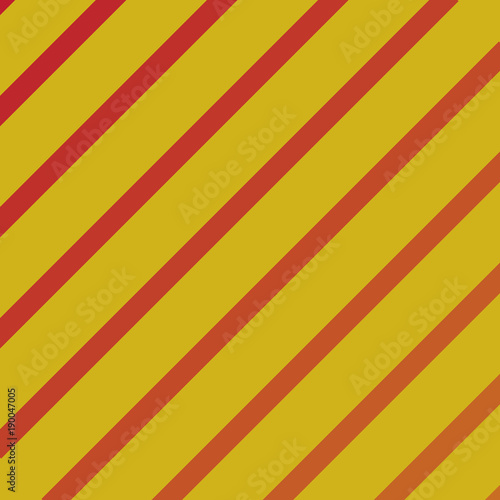 Red and yellow diagonal lines vector background.