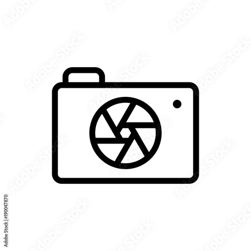 Camera flat icon