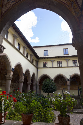 cloister of sanctuary madonna dei lattani roccamonfina