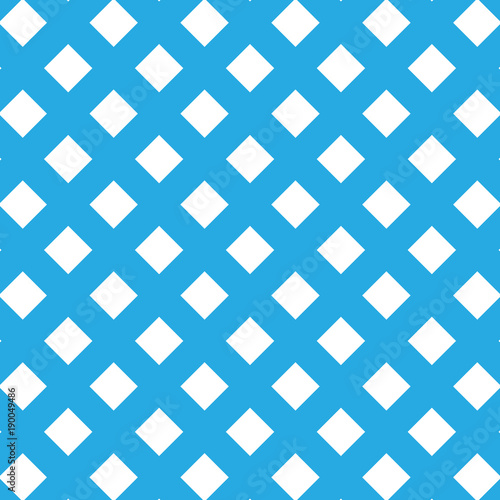 White squares with blue background.