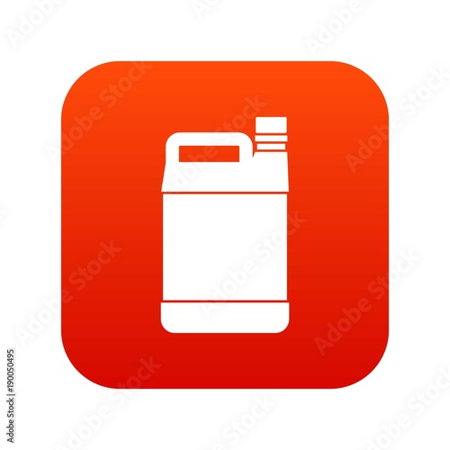 Jerrycan icon digital red photo