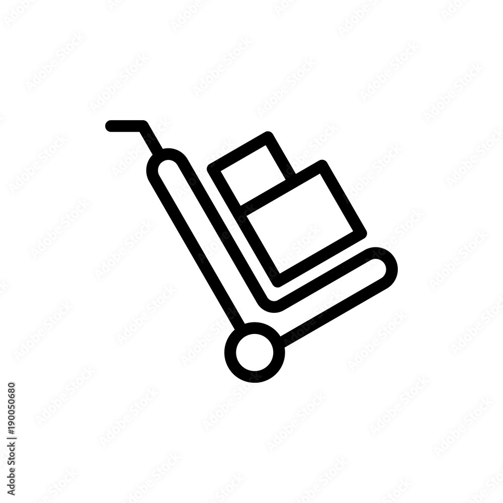Dolly flat icon Dolly flat icon