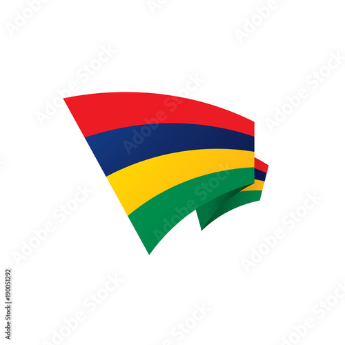 Free Download Mauritius flag, vector illustration - GFXLoad