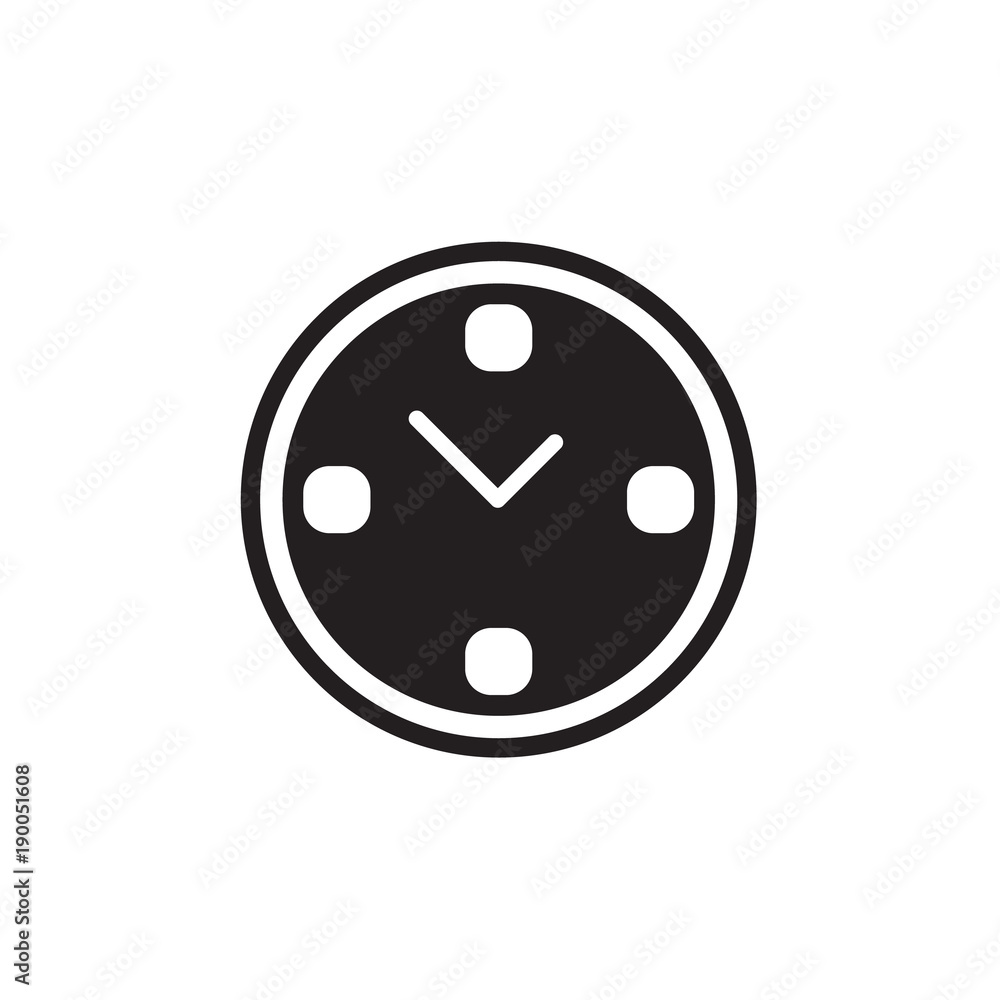 Clock icon Vector illustration, EPS10. Clock icon Vector illustration, EPS10.
