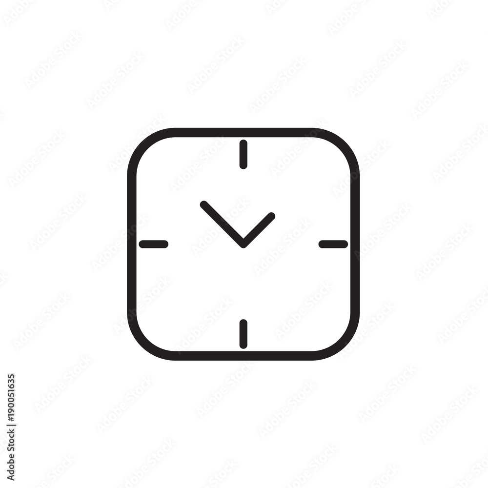 Clock icon Vector illustration, EPS10. Clock icon Vector illustration, EPS10.