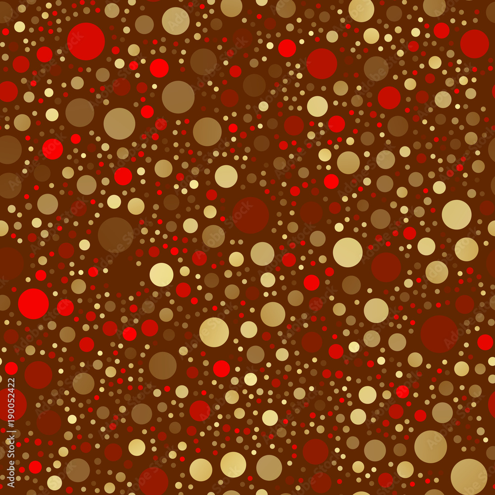 Seamless pattern with colorul dots on black background. Vector. Seamless pattern with colorul dots on black background. Vector.