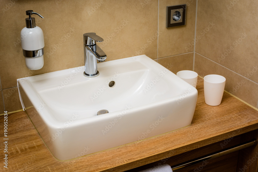 Fototapeta premium Modern Washroom with sink