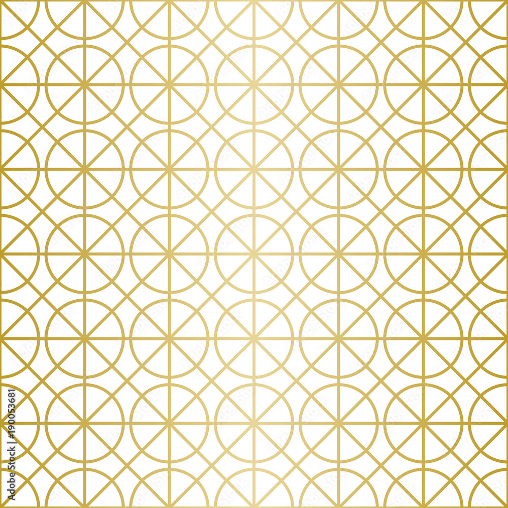Luxury Geometric Pattern. Seamless Vector Lines. Golden Look. Luxury Geometric Pattern. Seamless Vector Lines. Golden Look.
