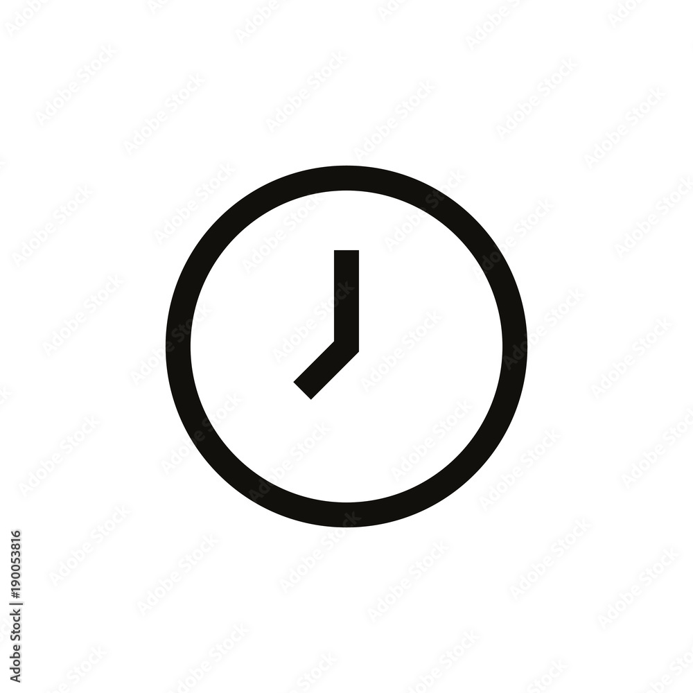 Clock vector icon. Fast time line icon. Alarm clock line icon. Clock vector icon. Fast time line icon. Alarm clock line icon.