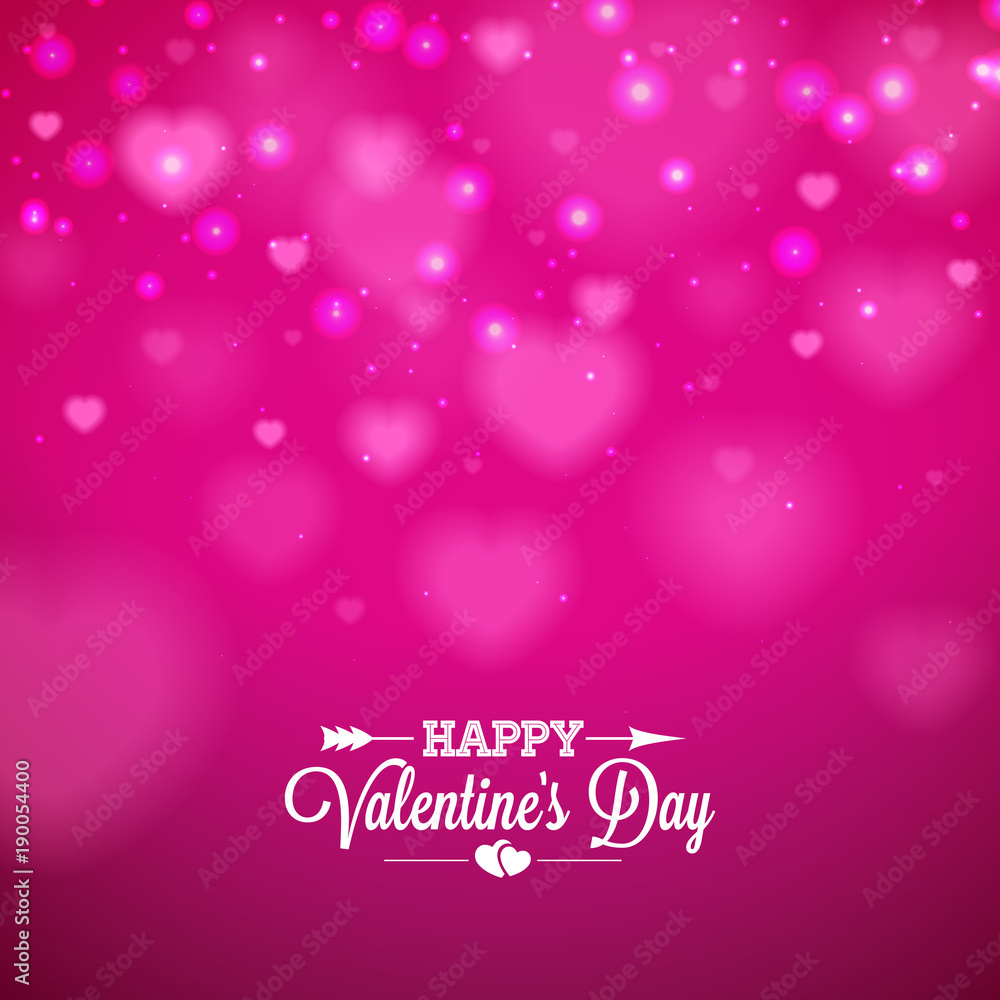 Happy Valentines Day Background with Shiny Heart and Typography Letter Vector Holiday Wedding and Love Theme Design for Greeting Card, Party Invitation or Promo Banner. Happy Valentines Day Background with Shiny Heart and Typography Letter Vector Holiday Wedding and Love Theme Design for Greeting Card, Party Invitation or Promo Banner.