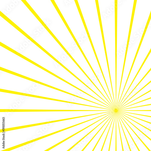 Sun beam ray sunburst pattern background summer.