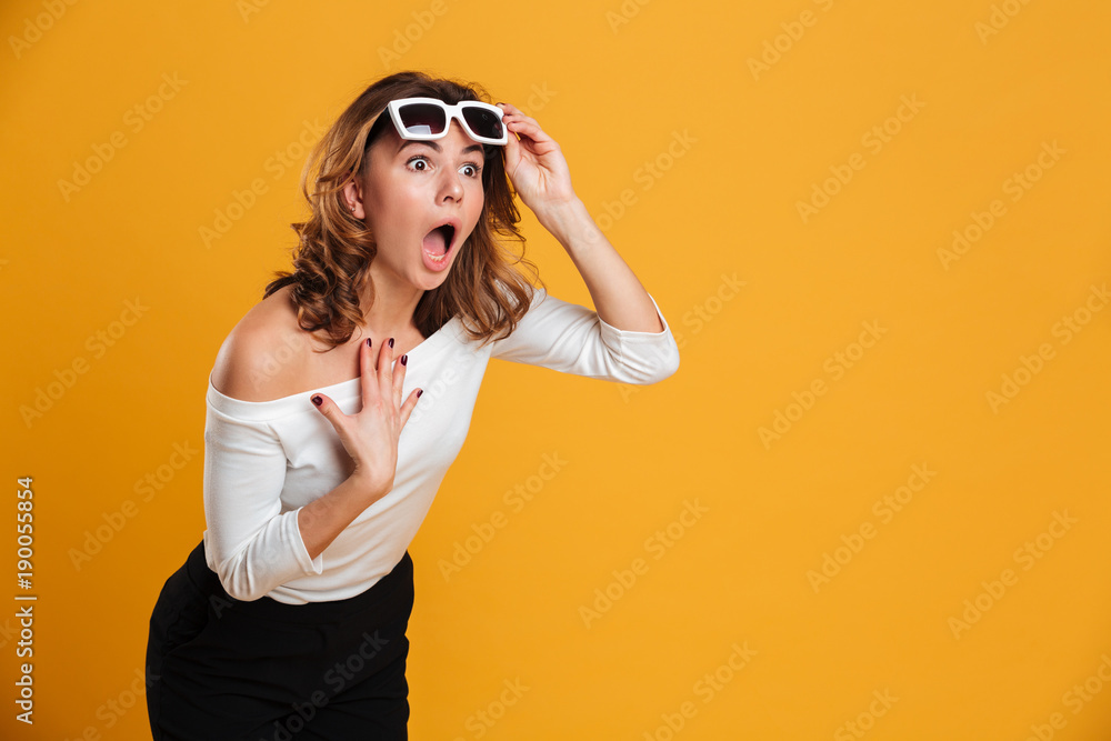 Shocked young woman Shocked young woman