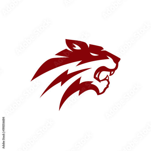 tigers logo design vector