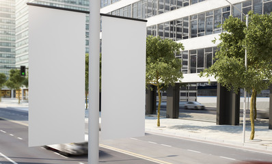 lamp post banner