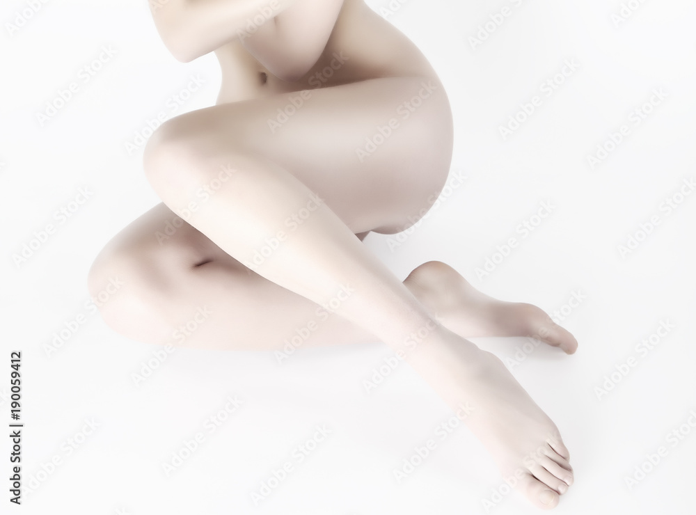 Naklejka premium harmony and beauty of a naked female body