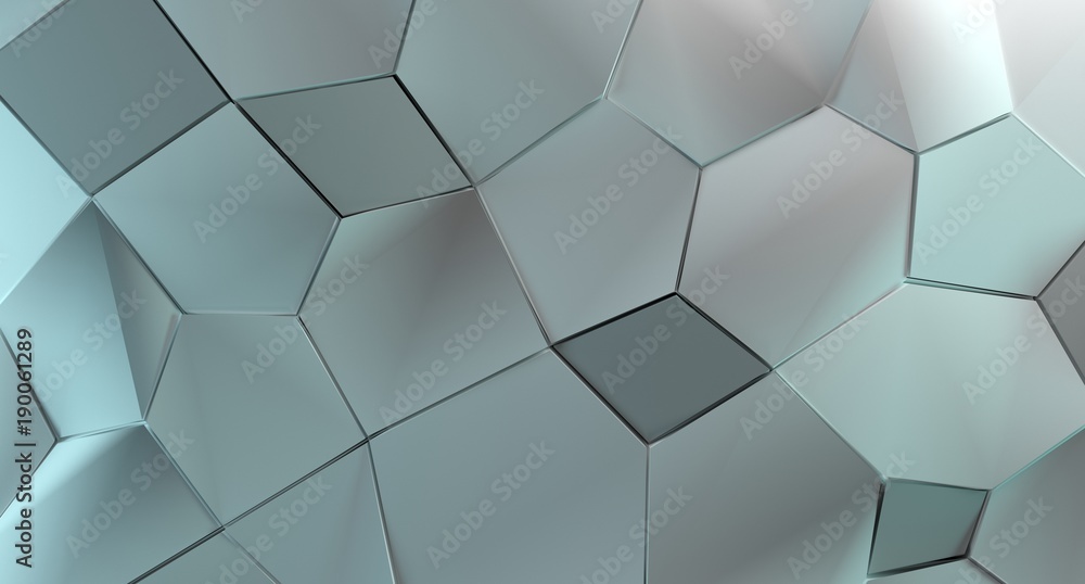3D Rendering Of Abstract Shapes Low Poly Background 3D Rendering Of Abstract Shapes Low Poly Background