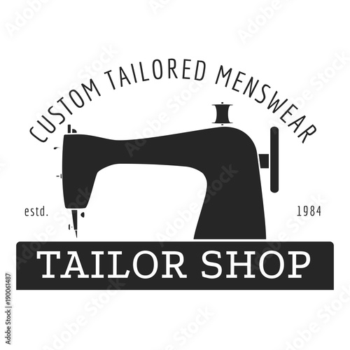 Black tailor badge