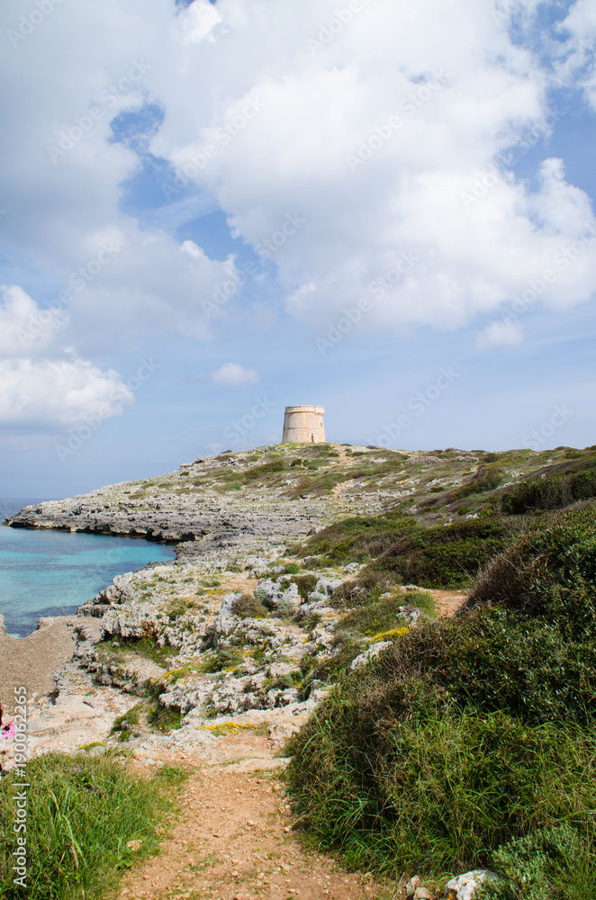 Maravilloso paisaje en Alcaufar, Menorca.