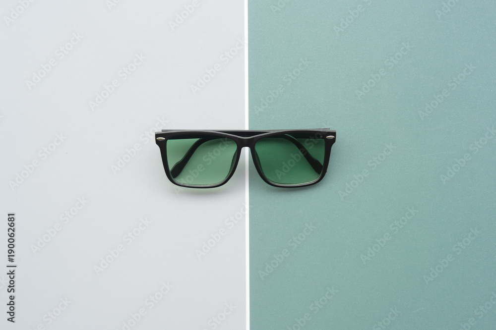 Modern fashionable sunglasses for background Modern fashionable sunglasses for background