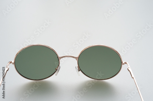 Modern fashionable sunglasses for background