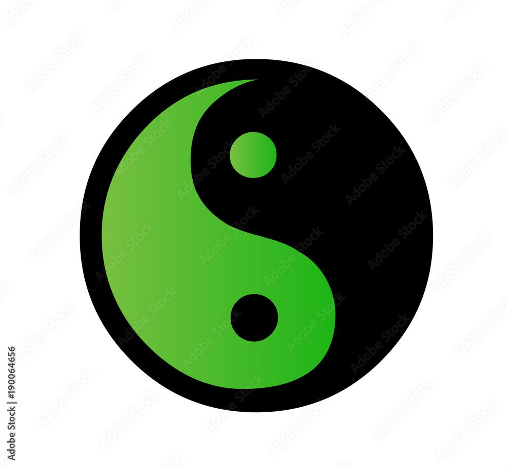 Yin and Yang sign vector Yin and Yang sign vector