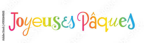 Bannière « JOYEUSES PAQUES »