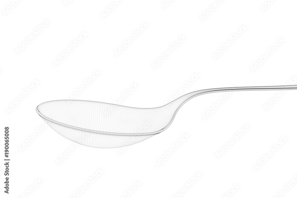 Kitchen Ladle Wireframe Style. Nice 3D Rendering
Kitchen Ladle Wireframe Style. Nice 3D Rendering