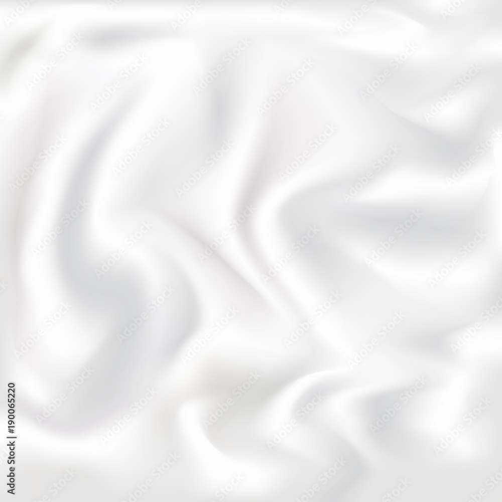 Satin fabric. Silk. Vector background. White. Satin fabric. Silk. Vector background. White.