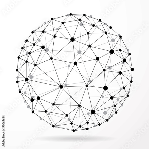 Canvas-taulu net ball dot