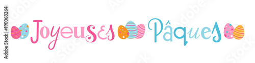 Bannière « JOYEUSES PAQUES »
