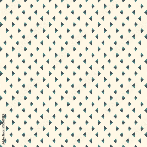 Minimalist abstract background. Simple modern print with mini triangles. Seamless pattern with geometric figures