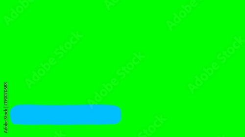 Animated Crazy Liquid Blue Lower Third, small, with alpha matte