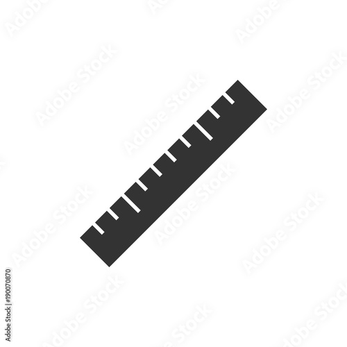 Ruler black icon