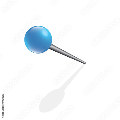 blue sphere pin