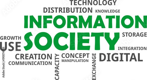 word cloud - information society