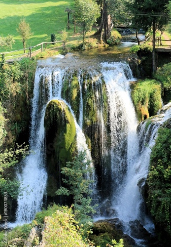 Fototapeta Naklejka Na Ścianę i Meble -  waterfall in Rastoke, Slunj, Croatia