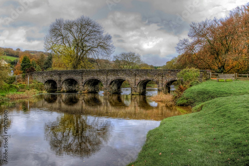 Withypool Bridge is a six arch stone bridge across the Barle River in the village of Withypool on Exmoor.