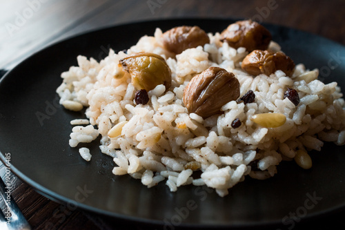 Turkish Chestnut Rice / Kestaneli Pilav