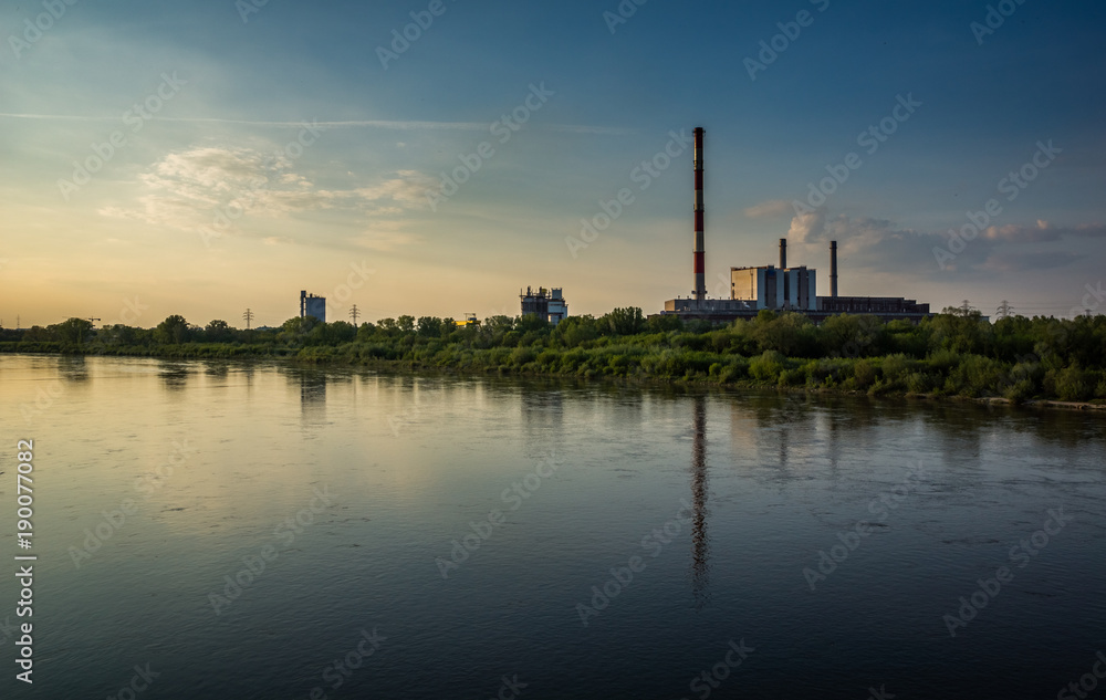 Power plant Zeran in Warsaw, Poland