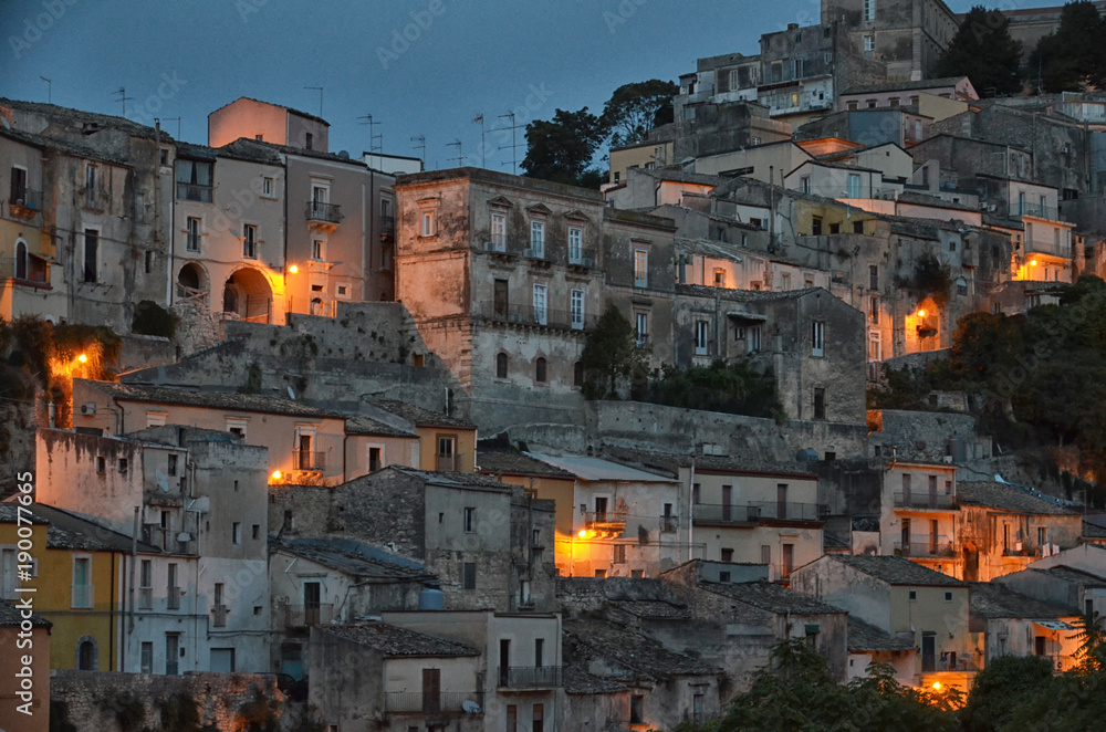 The baroque town of Ragusa Ibla