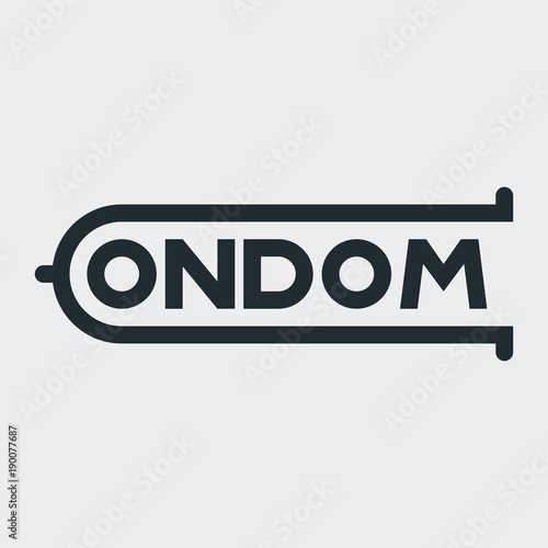 Logotipo CONDOM en fondo gris