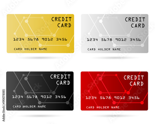 member card, business VIP card, design for privilege member,modern credit card, vector