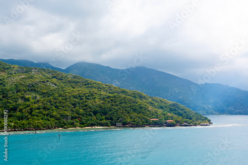 Beach and tropical resort  Labadee island  Haiti.